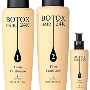 La linea Botox Hair 24K by Envie con botulino capillare