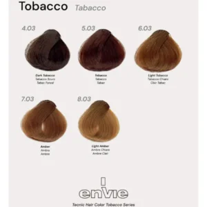 Palette colori tonalità tobacco-tabacco-Tintura per capelli Envie